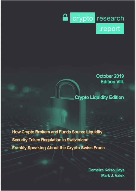 New Crypto Research Report Edition VIII is out