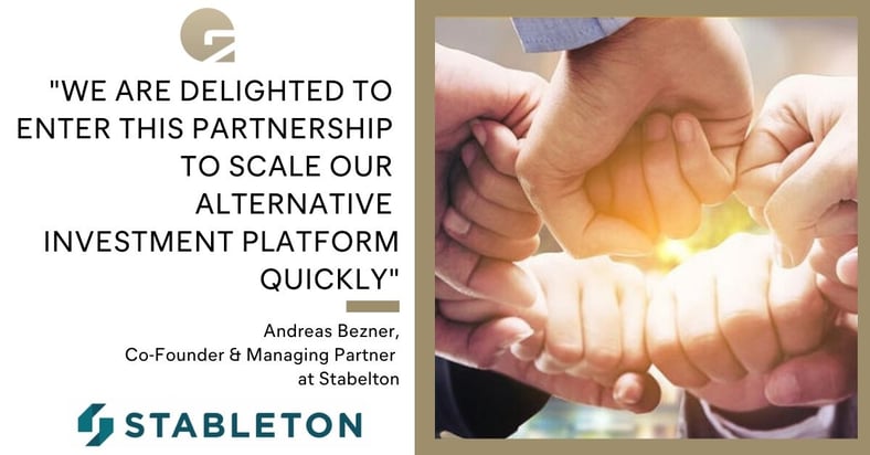 Strategic partnership aimed at making Alternative Assets bankable, accessible and customizable