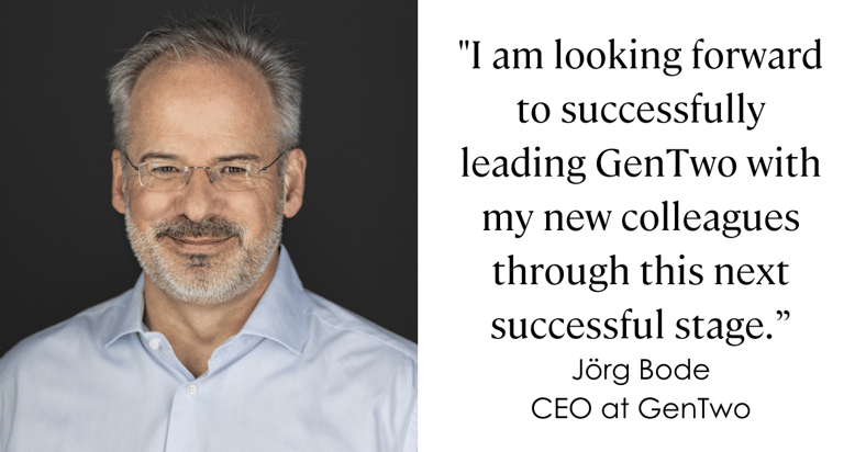 Jörg Bode assumes CEO position at GenTwo