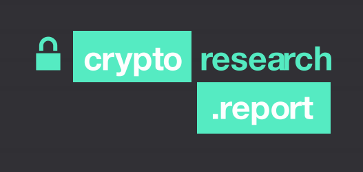 New Crypto Research Report is out